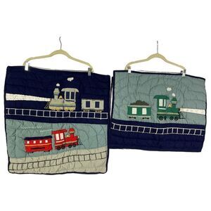 Pottery Barn Kids Pillow Shams, 1 square and 1 rectangular, tie closure